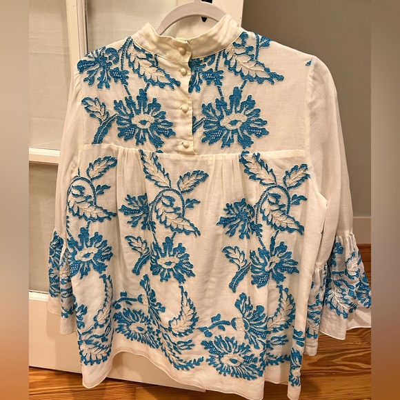 ANNA SUI Embroidered Top - Sz Medium - Picture 2 of 7
